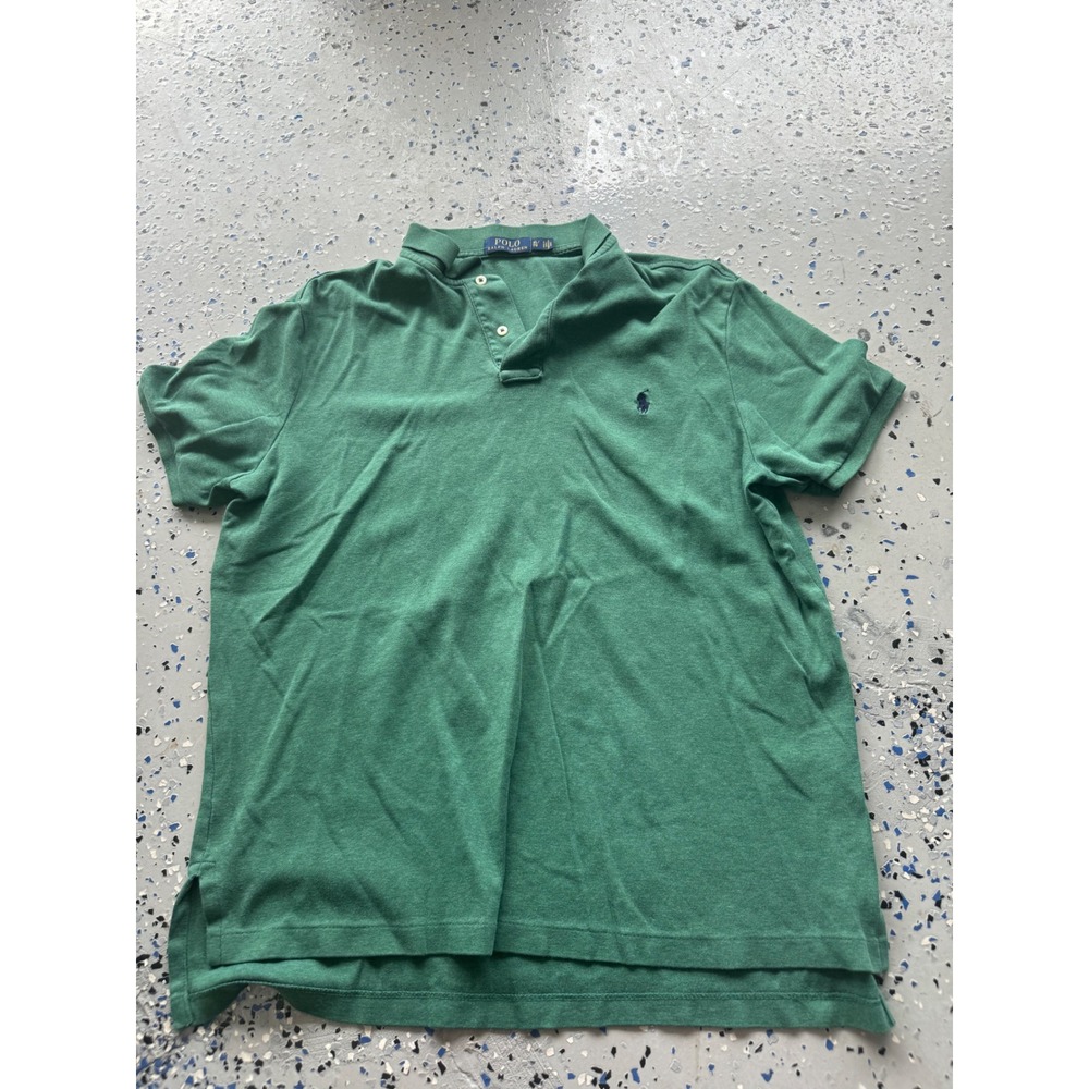 Polo‎ Ralph Lauren Green Polo Shirt Short Sleeve Casual XL